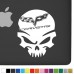 Chevy Corvette Badass Skull Decal